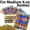 Premium America Theatre Quality Popcorn packs 4oz Case of 48
